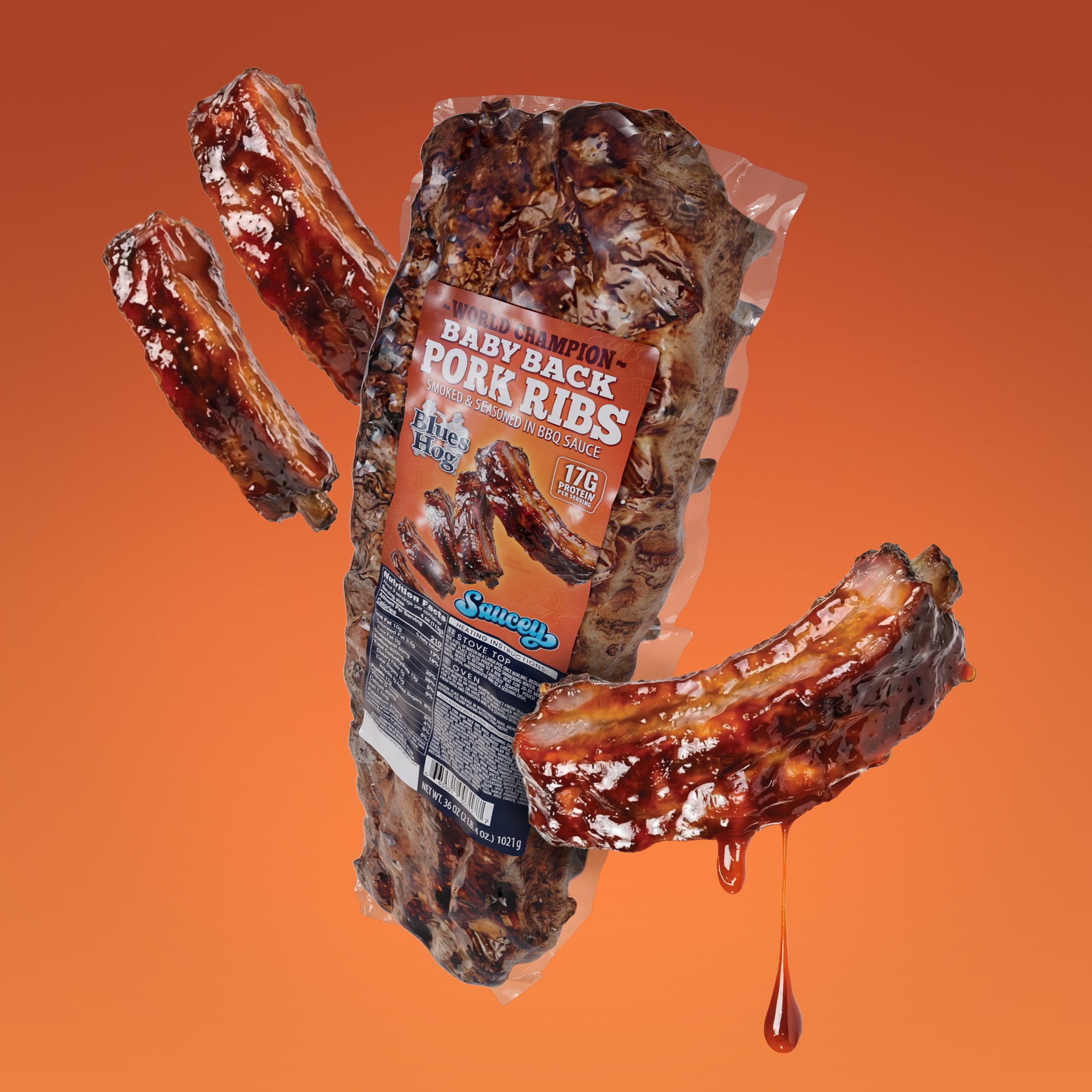 blues-hog-bbq-baby-back-pork-ribs-rippchen-1kg image 1