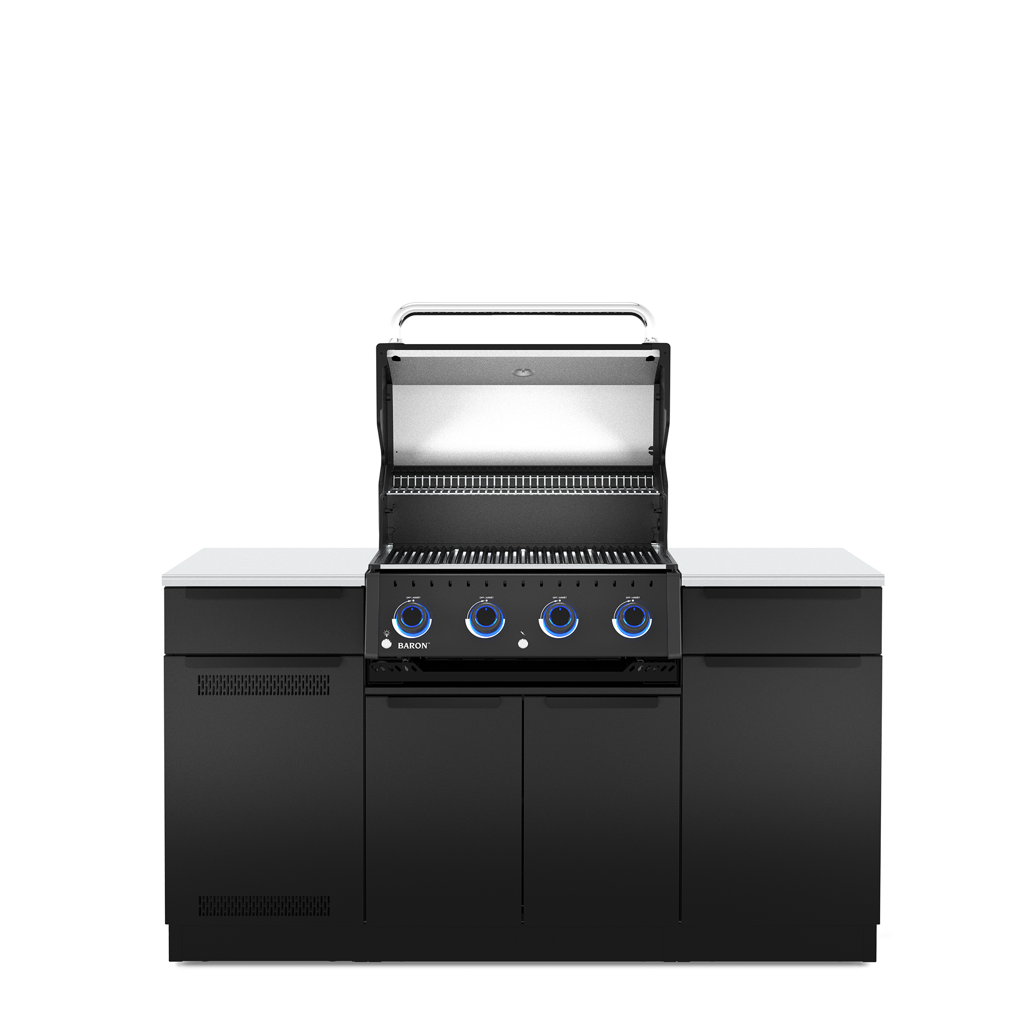 broil-king-baron-420i-pro-shadow-einbaugrill-propan-4-brenner image 2
