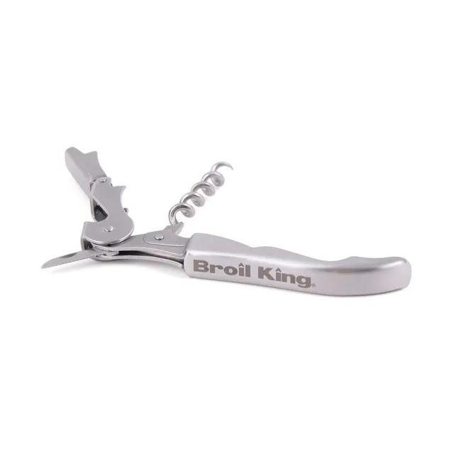broil-king-grill-accessories-wein-ffner-edelstahl-mit-korkenzieher image 1