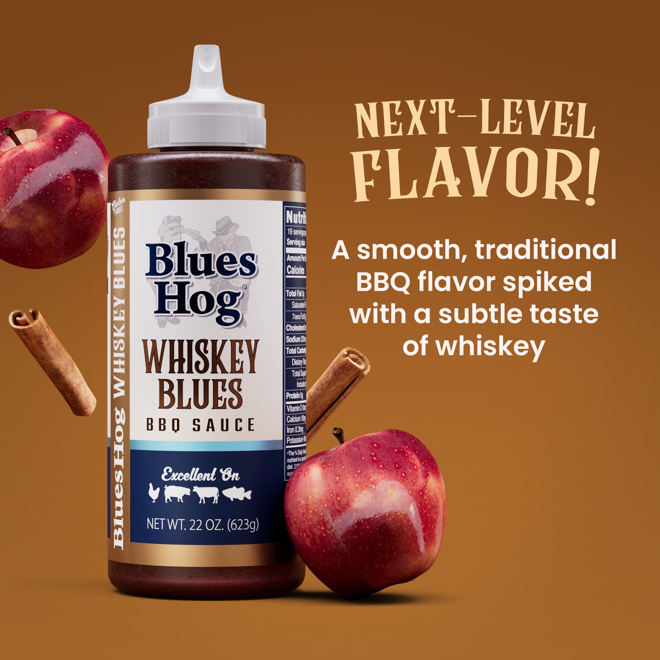 blues-hog-whiskey-blues-bbq-sauce-651-ml-squeeze-whiskey-rauchig-s image 2