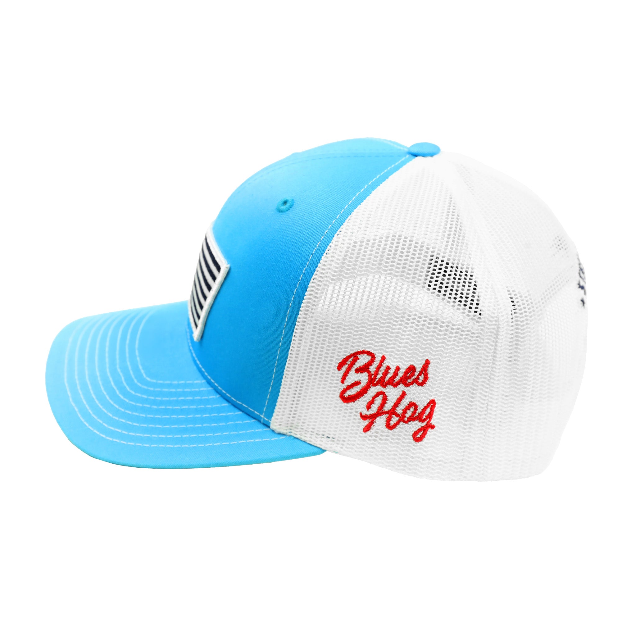 blues-hog-apparel-american-flag-kappe-blau-wei image 2