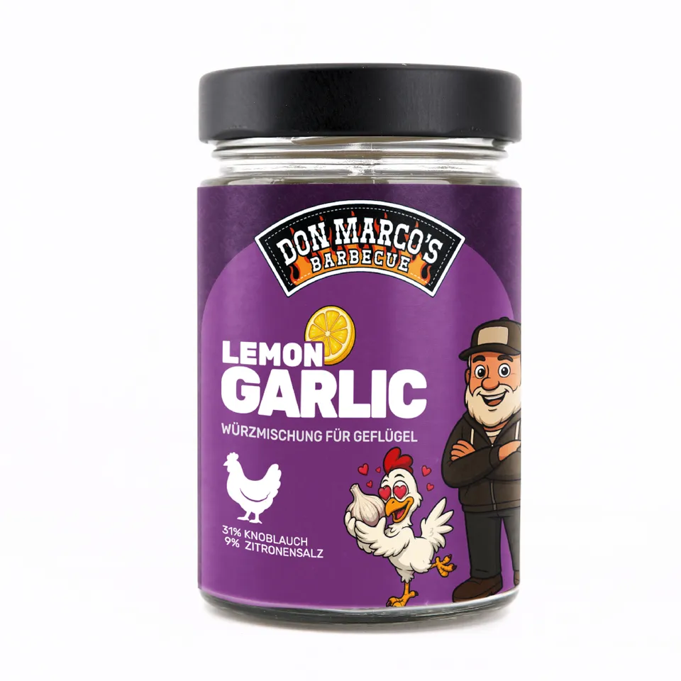 don-marco-s-lemon-garlic-bbq-rub-170g-glas-knoblauch image 1