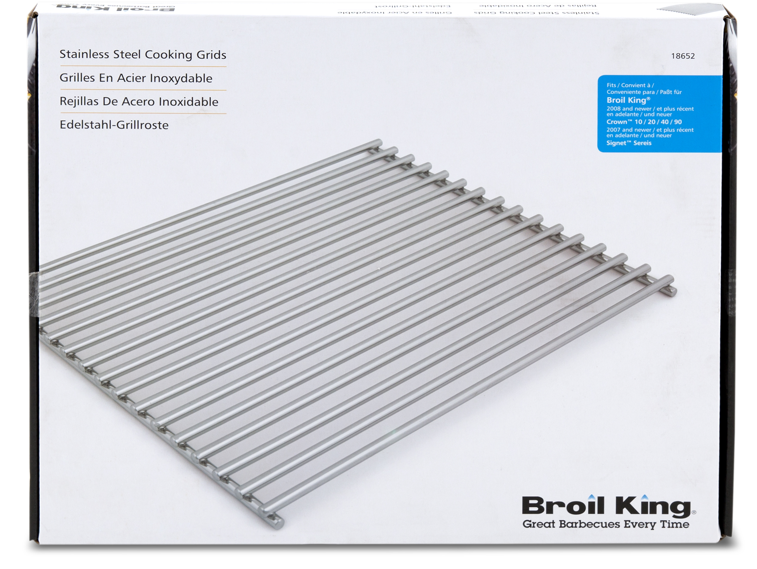 broil-king-grill-parts-cooking-grids-edelstahlrost-38x32-5-cm image 2
