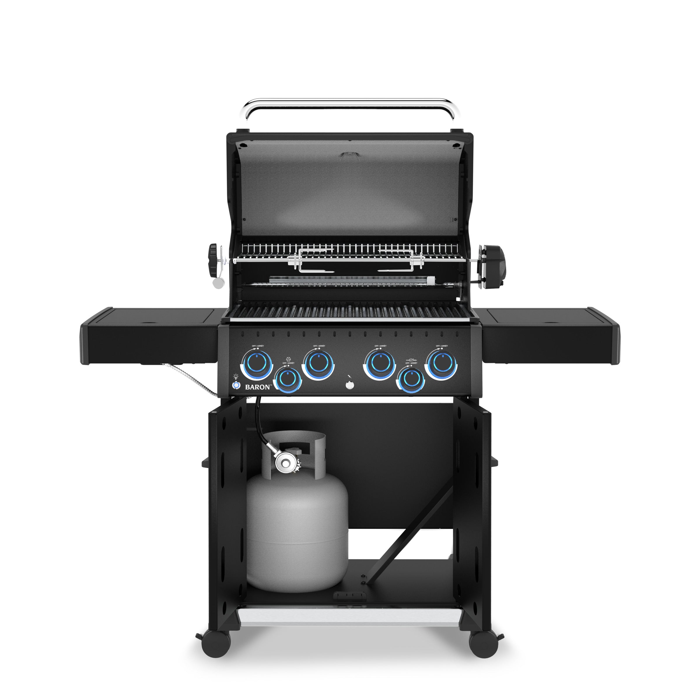 broil-king-baron-490-pro-shadow-gasgrill-4-brenner-mit-seitenbrenner image 2