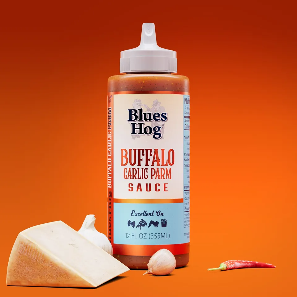 blues-hog-sauces-buffalo-garlic-parm-sauce-wingsauce-12-oz image 1