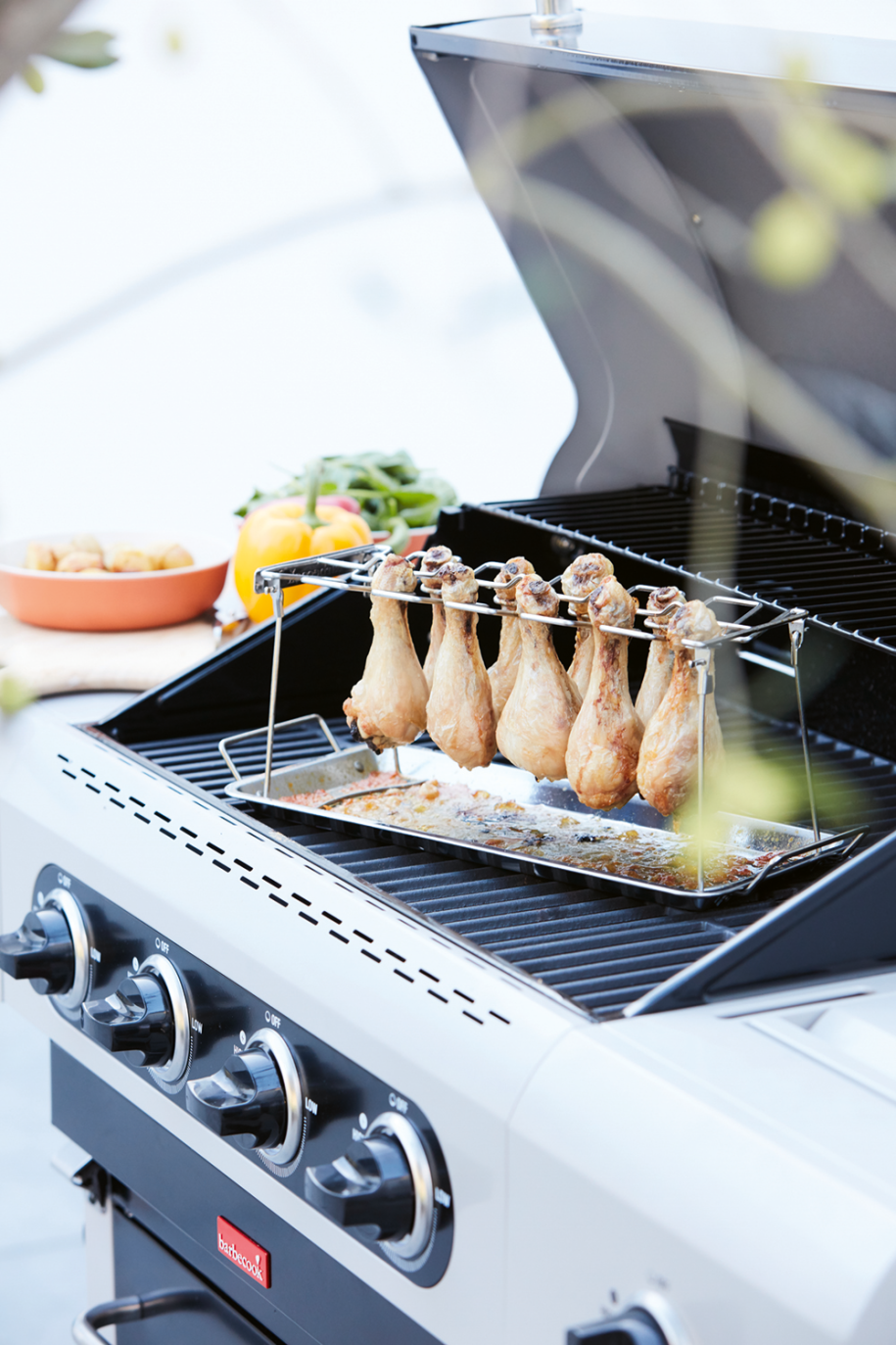 barbecook-buddy-h-hnchenschenkel-halter-grill-zubeh-r-edelstahl image 5