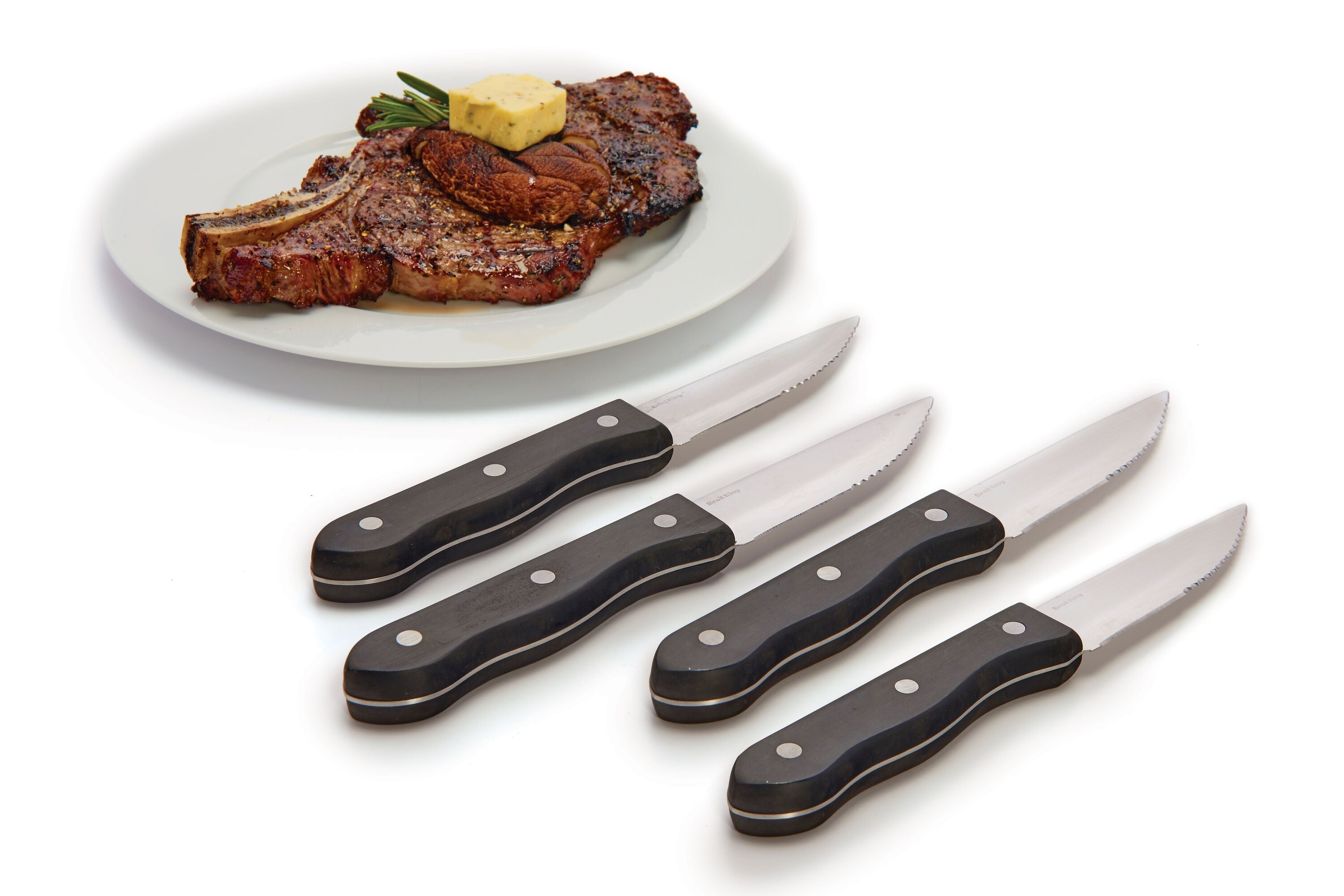 broil-king-steakmesser-set-edelstahl-4er-mit-harzgriff image 4
