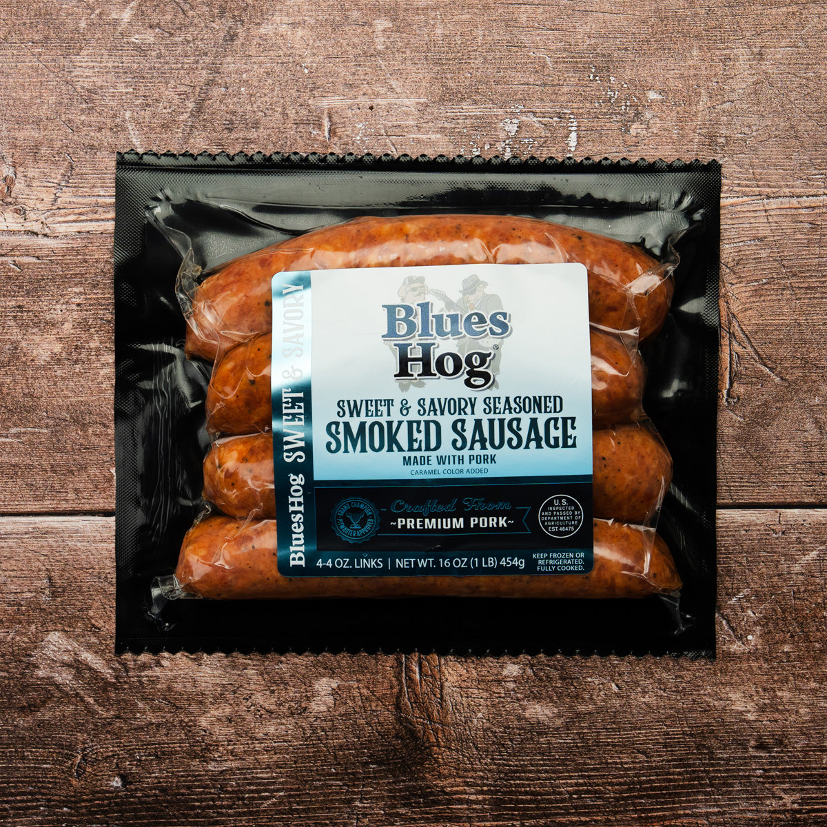 blues-hog-sweet-savory-smoked-sausage-wurst-450g image 2