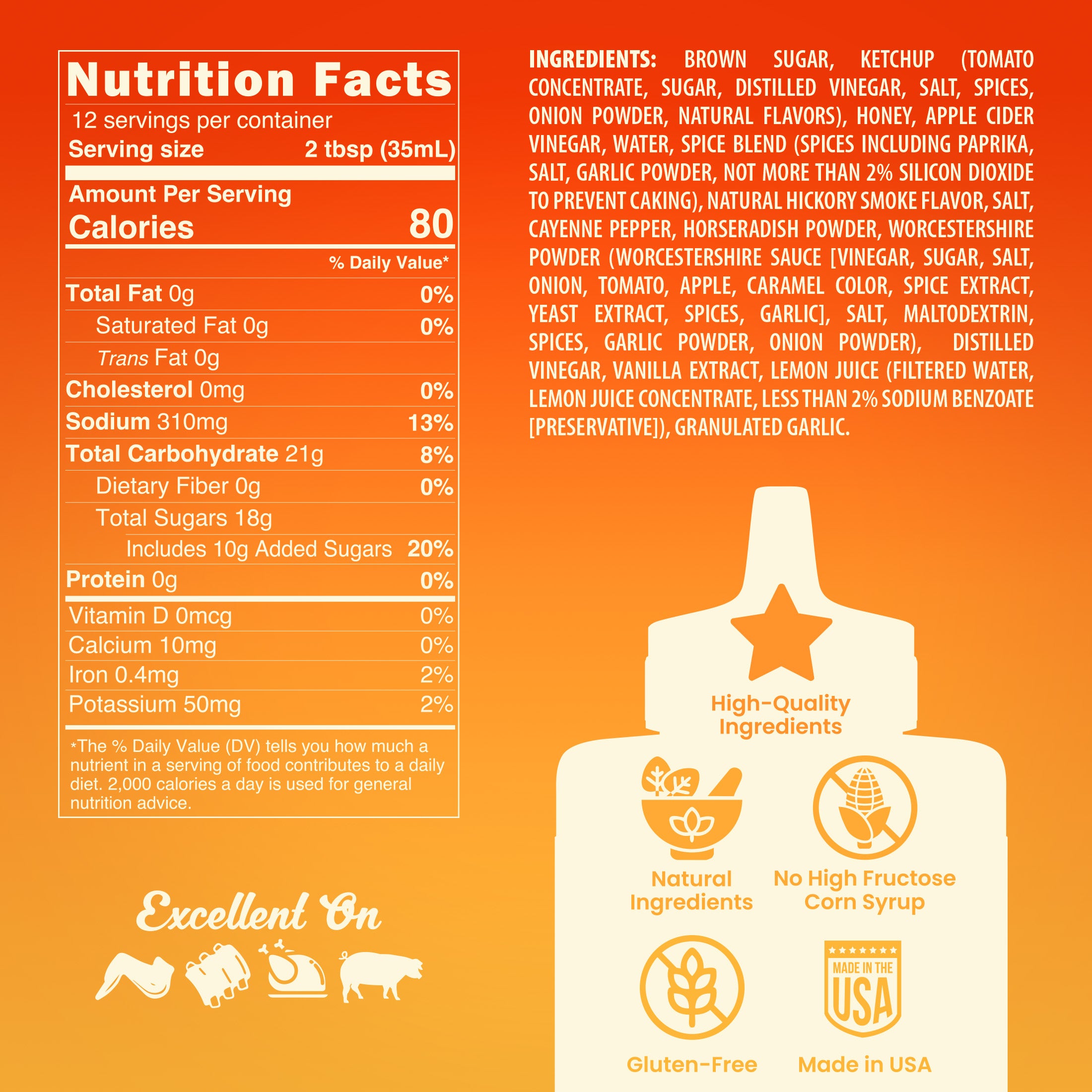 blues-hog-hot-honey-bbq-sauce-grillsauce-355ml image 5
