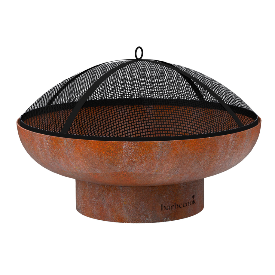 barbecook-buddy-funkenschutzschirm-75-cm-stahl-schwarz image 1