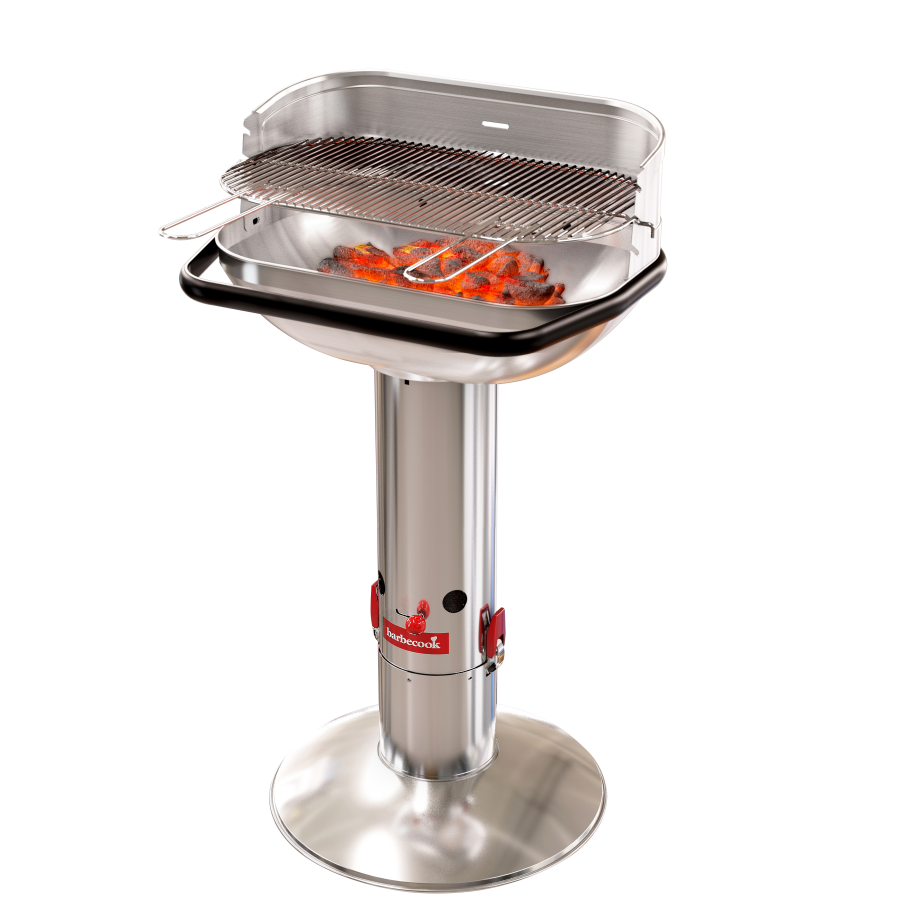 barbecook-loewy-55-sst-holzkohlegrill-55-cm-edelstahl image 2