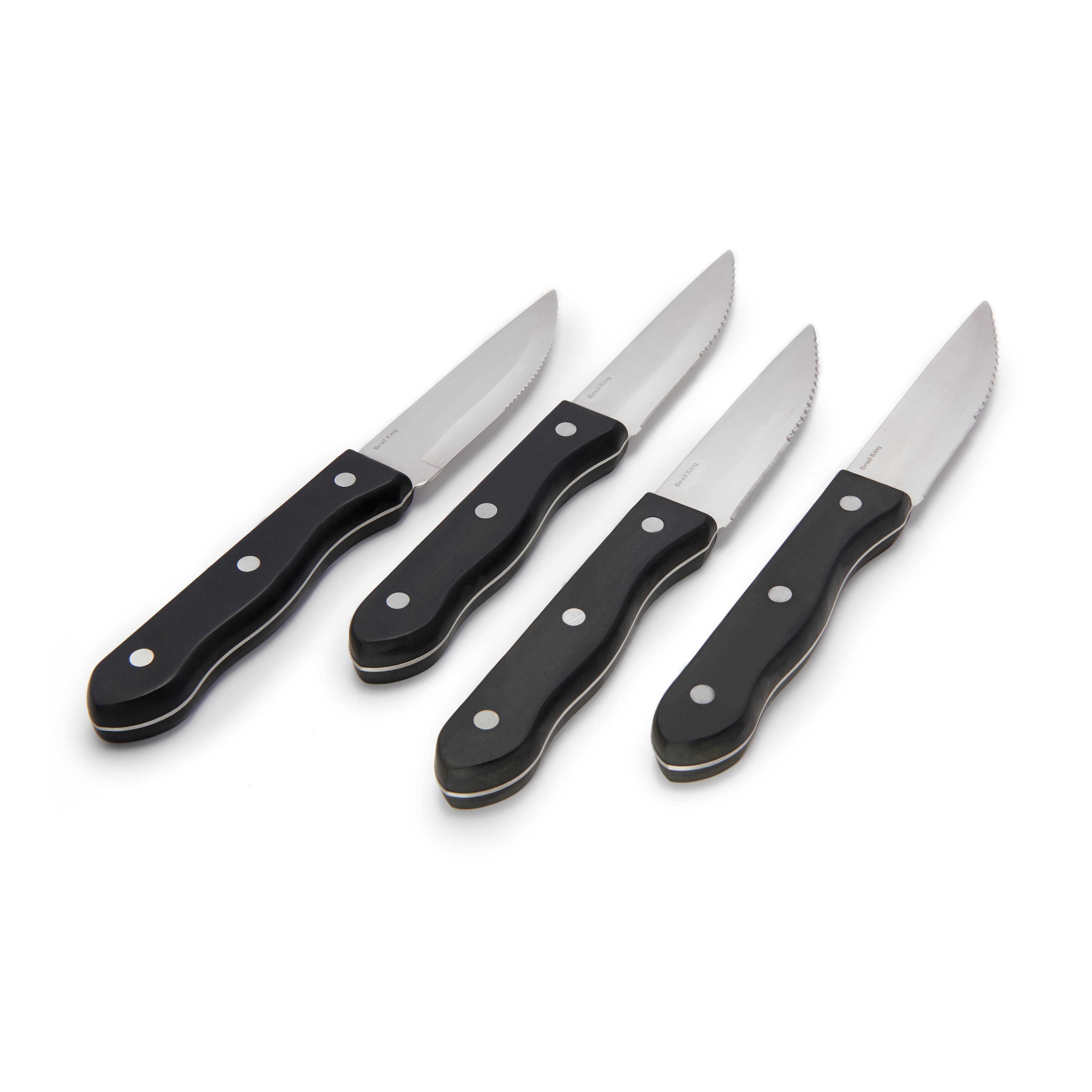 broil-king-steakmesser-set-edelstahl-4er-mit-harzgriff image 1