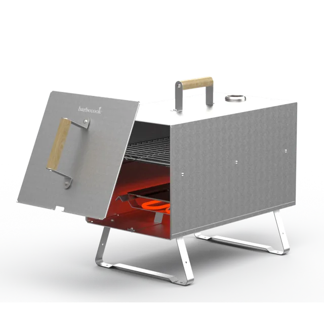 barbecook-otto-2-0-elektrogrill-tischgrill-mit-r-ucherbox image 1
