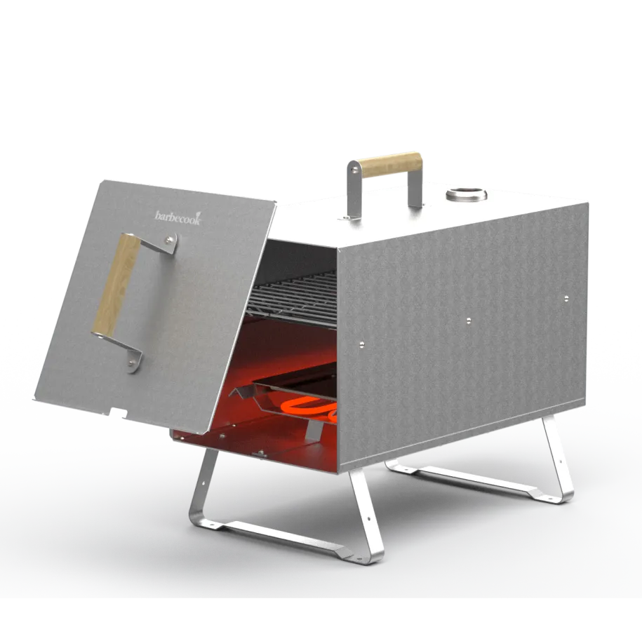 barbecook-otto-2-0-elektrogrill-tischgrill-mit-r-ucherbox image 1