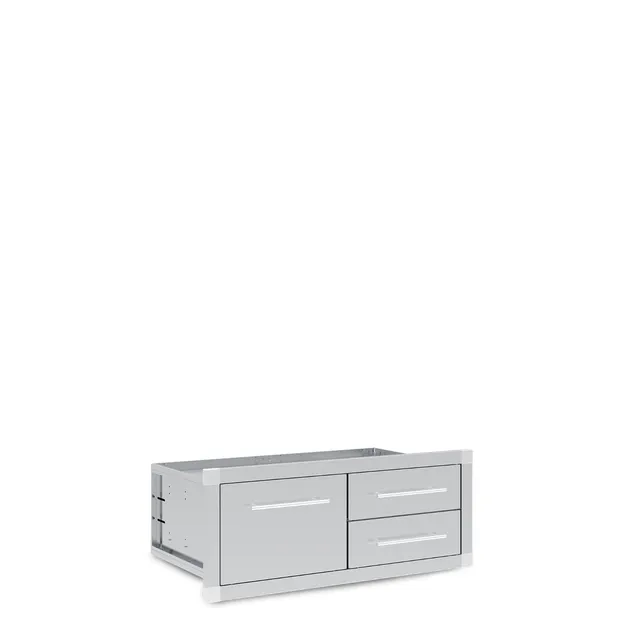 broil-king-grill-accessories-schubladenmodul-edelstahl-3er image 1