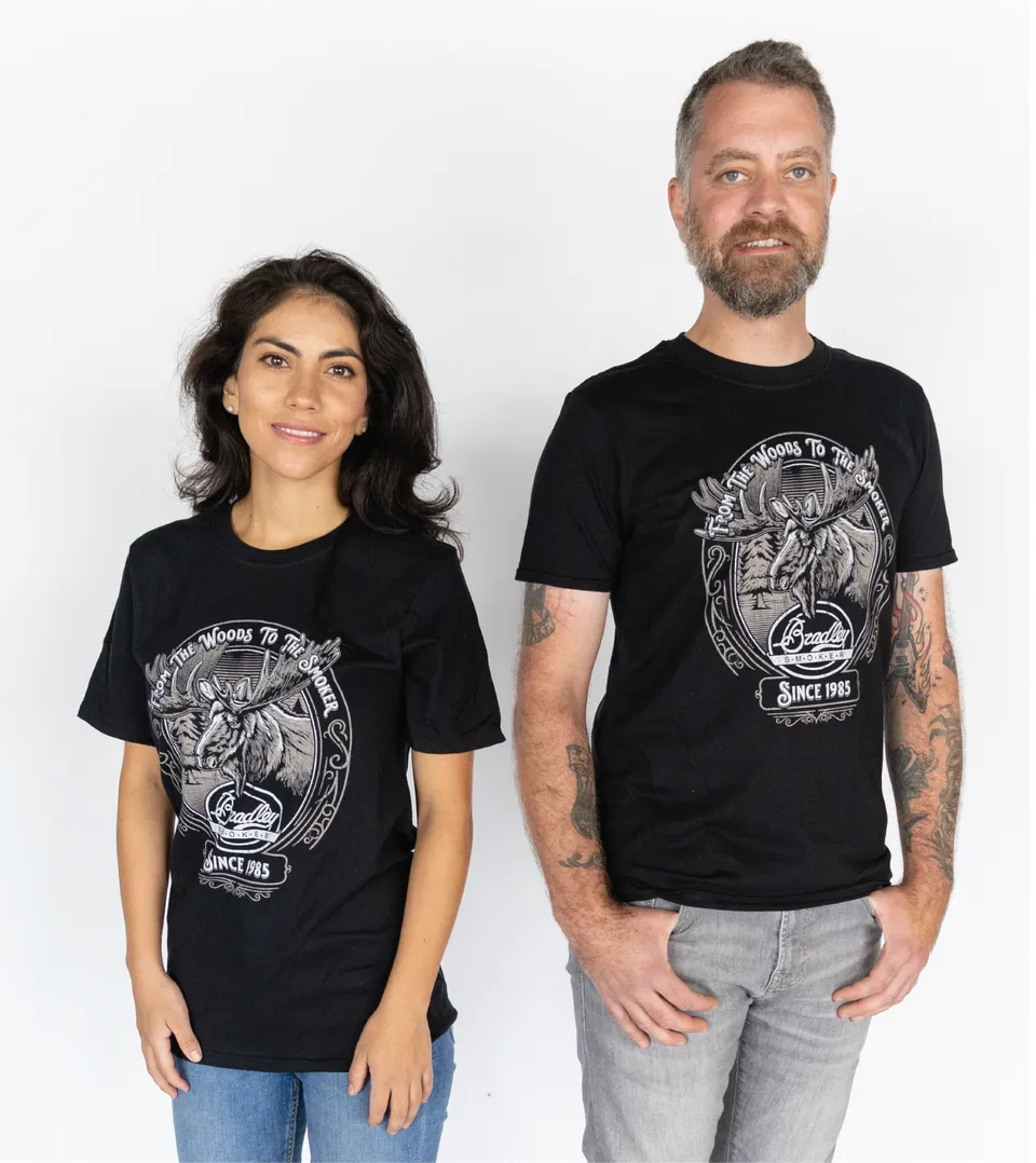 bradley-smoker-moose-t-shirt-bbq-shirt-schwarz-gr-l image 1