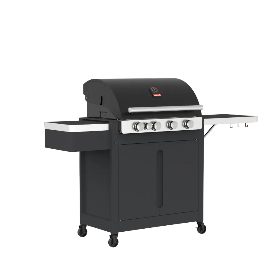 barbecook-stella-4311-gasgrill-schwarz-4-brenner image 1