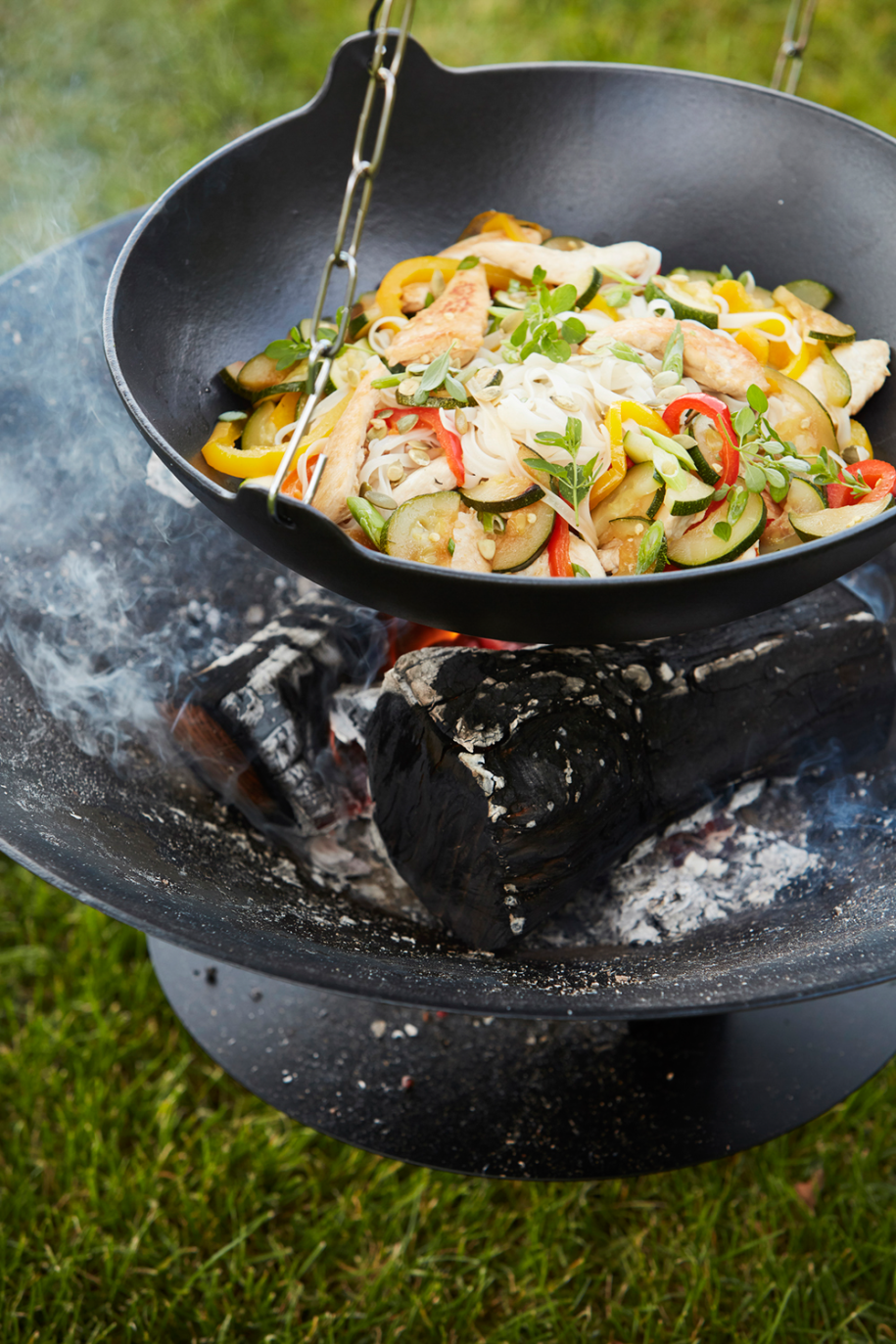 barbecook-junko-gusseisen-wok-grillpfanne-gusseisen image 4