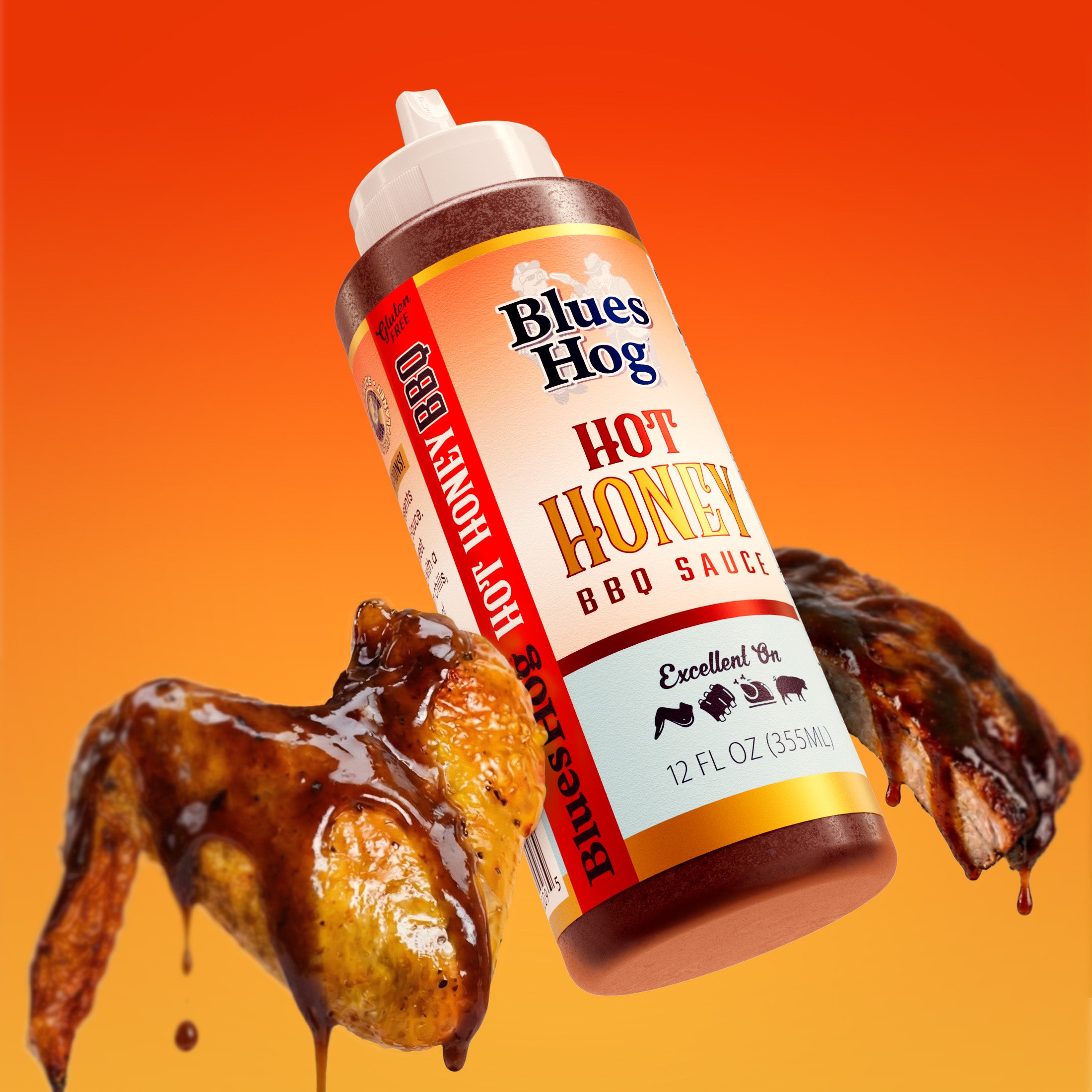 blues-hog-hot-honey-bbq-sauce-grillsauce-355ml image 3