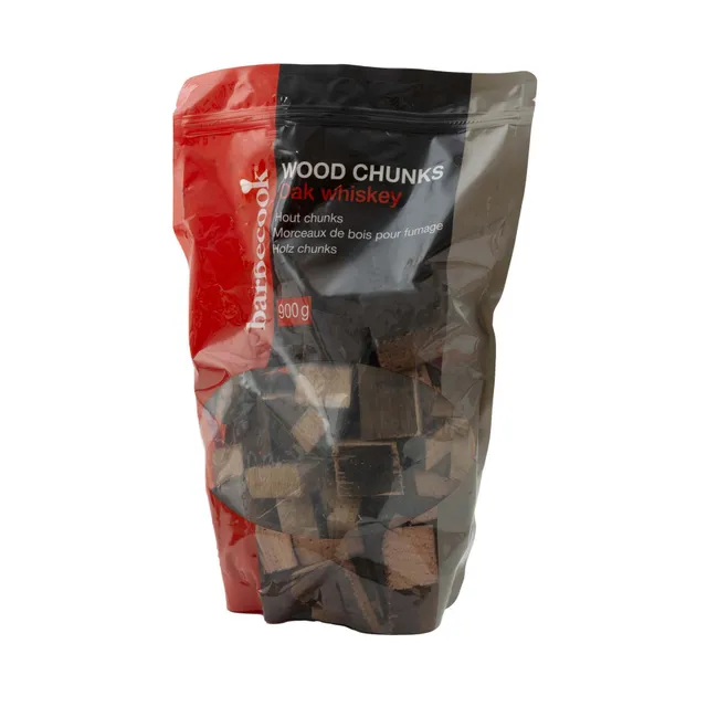 barbecook-oskar-holzchunks-eiche-whiskey-900g-r-ucherholz image 1