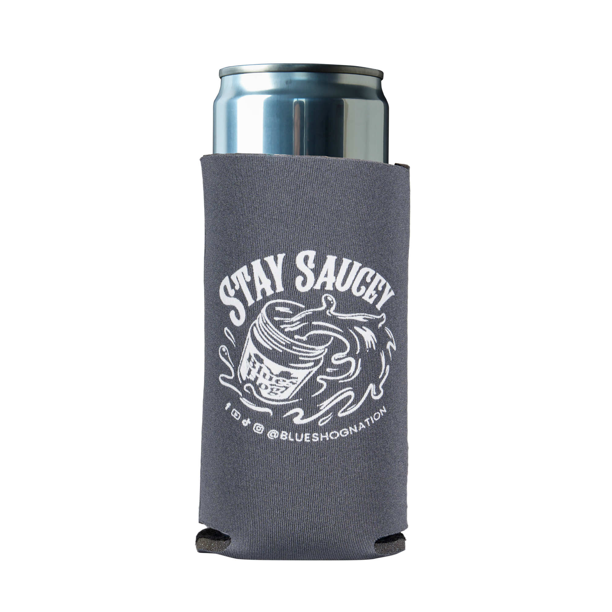 blues-hog-stay-saucey-slim-koozie-dosenk-hler-rot-isoliert image 6
