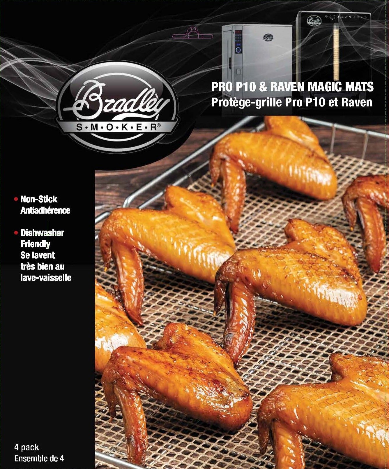 bradley-non-stick-mesh-mat-grillmatte-4er-pack-p10-raven image 1