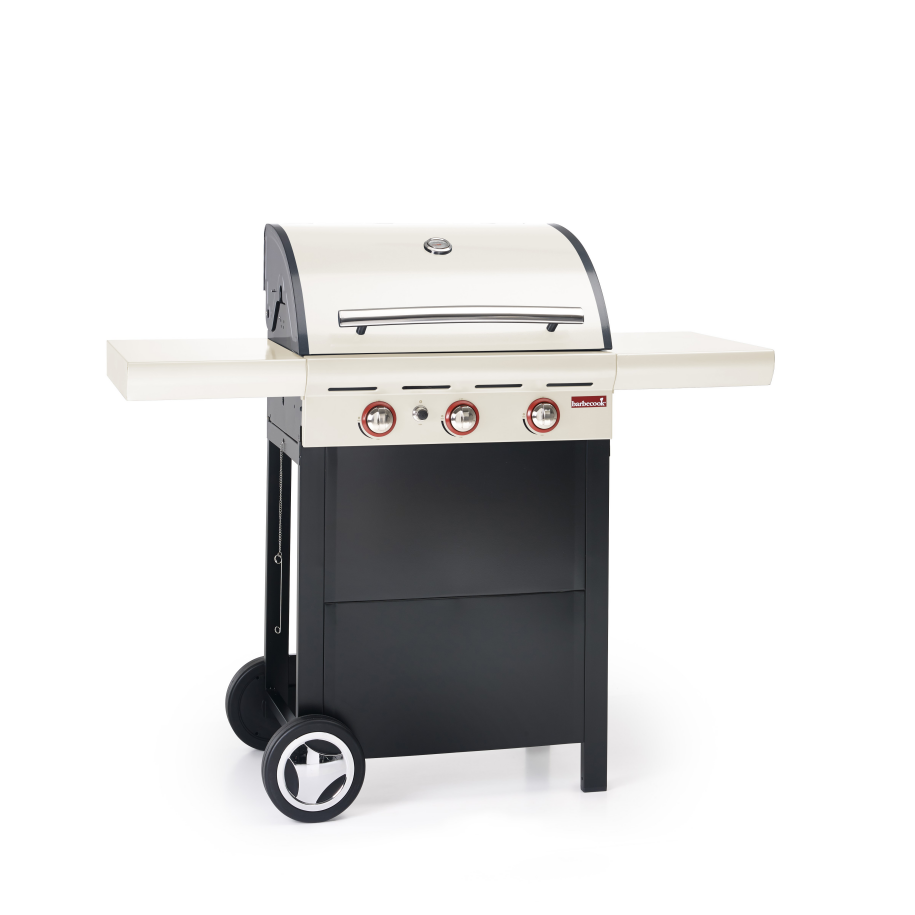 barbecook-spring-300-holzkohlegrill-creme-mit-deckel image 1