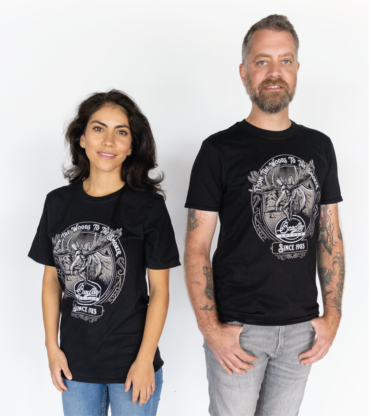 bradley-smoker-moose-t-shirt-bbq-shirt-schwarz-gr-l image 1