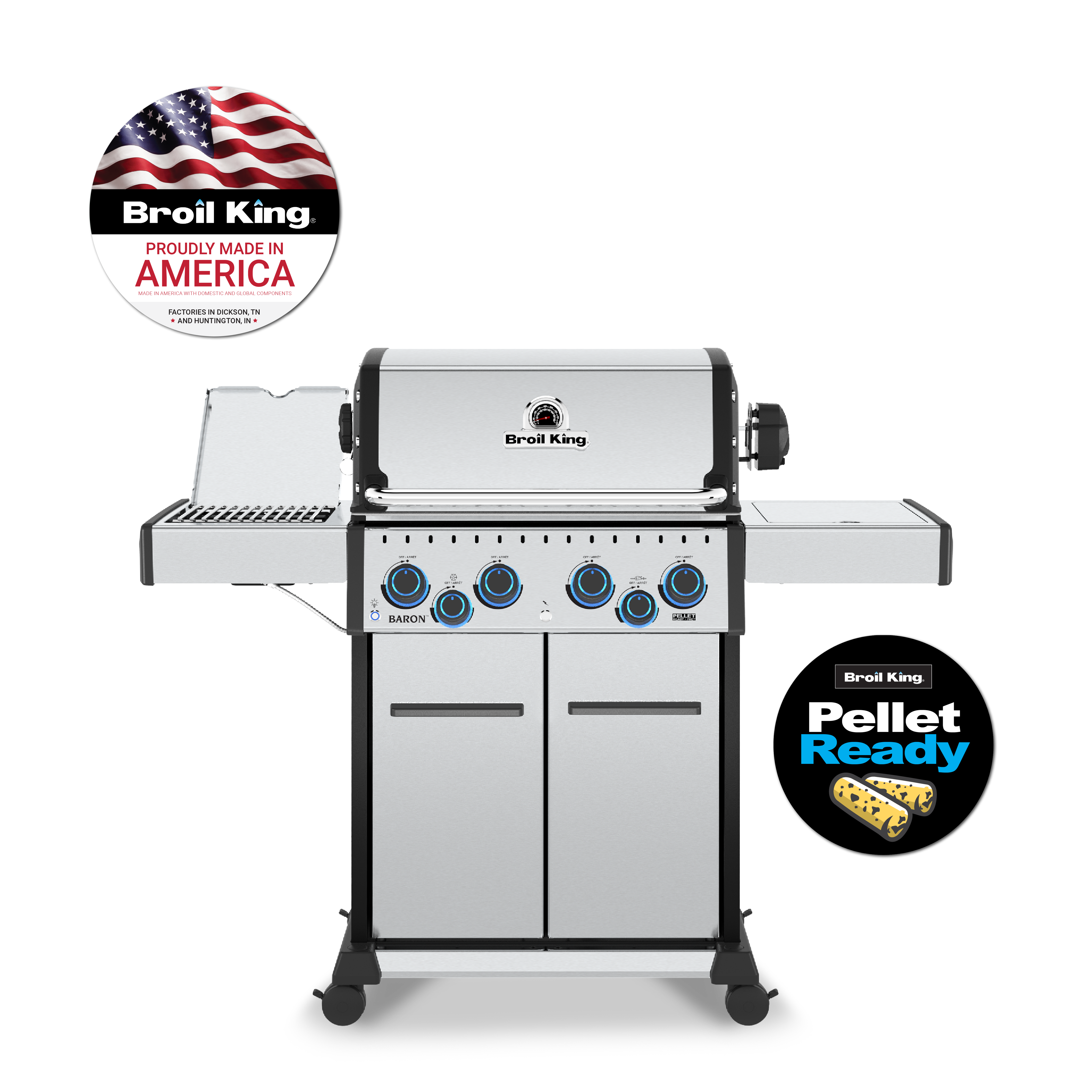 broil-king-baron-s-490-pro-infrared-gasgrill-edelstahl-propan image 1