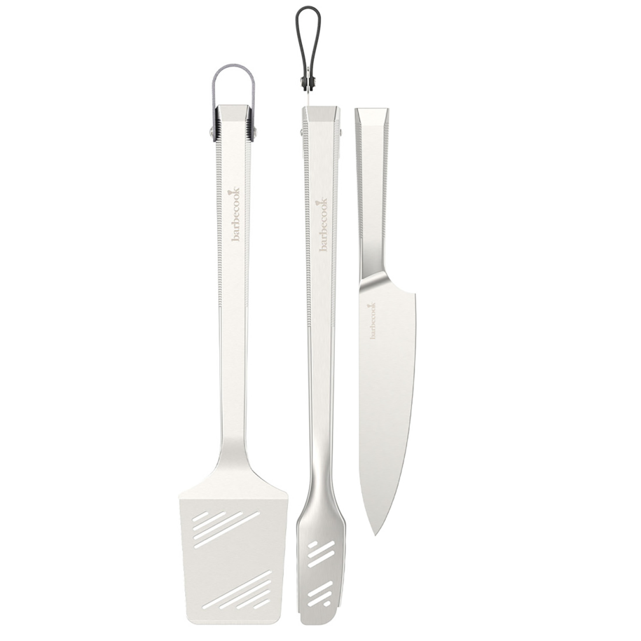 barbecook-buddy-grillbesteck-set-3-teilig-mit-zange image 1