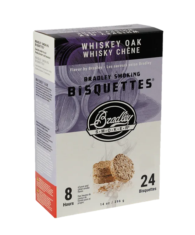 bradley-smoker-whiskey-oak-bisquettes-120-st-ck-r-ucherholz image 1