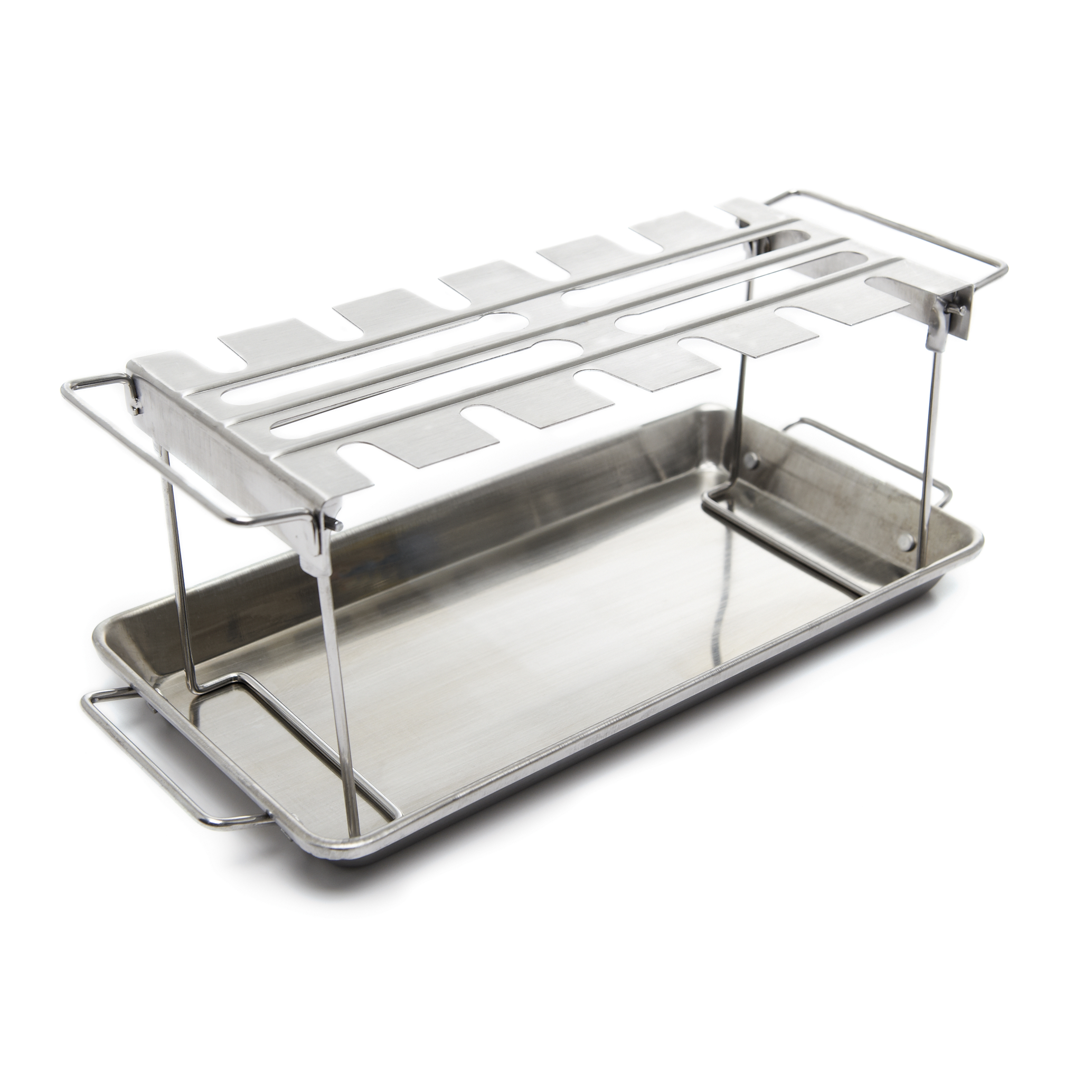 broil-king-grill-accessories-wing-rack-pan-h-hnchenhalter-edelstahl image 1