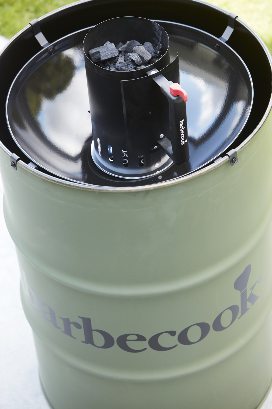 barbecook-edson-holzkohlegrill-army-green-mit-tisch image 7