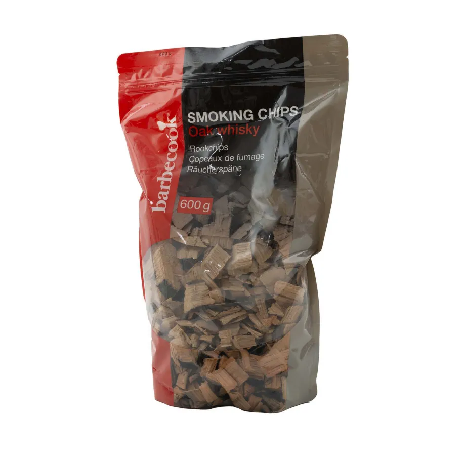barbecook-oskar-r-ucherchips-eiche-whiskey-600g-smoker image 1