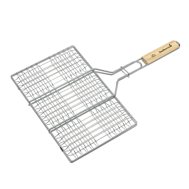 barbecook-buddy-hamburger-grill-grillkorb-f-r-burger-edelstahl image 1