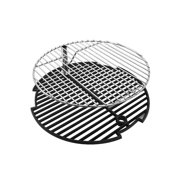 broil-king-premium-grillrost-set-gusseisen-warmhalterost image 1