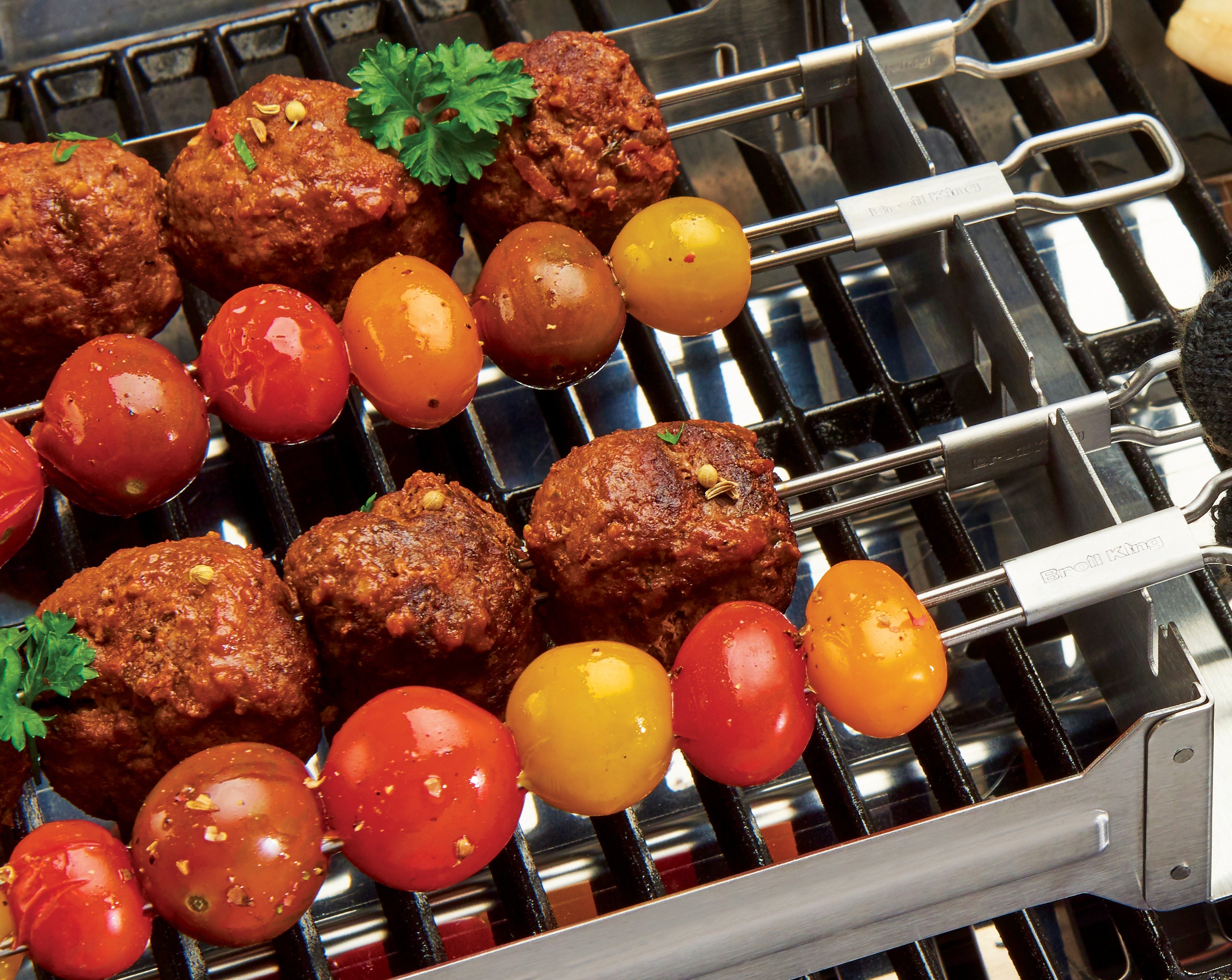 broil-king-kebab-rack-schaschlik-halter-edelstahl-mit-4-spie-en image 4
