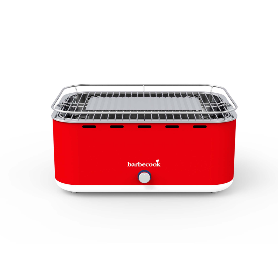 barbecook-carlo-tischgrill-chili-pepper-rot-tragbar-holzkohle image 1