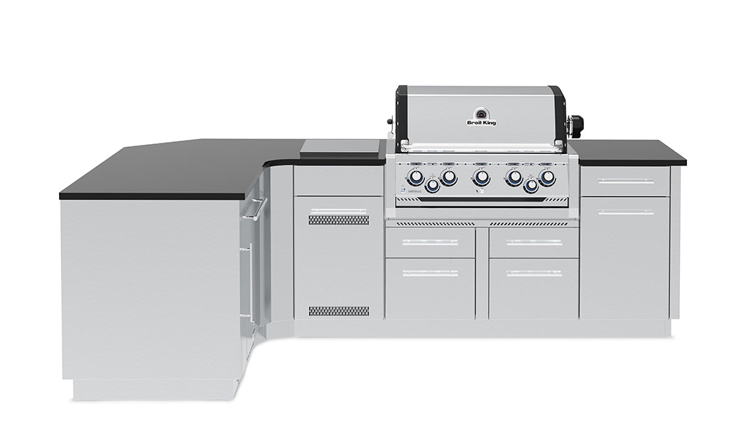 broil-king-imperial-s-590ij-einbaugrill-propan-granitplatte image 2