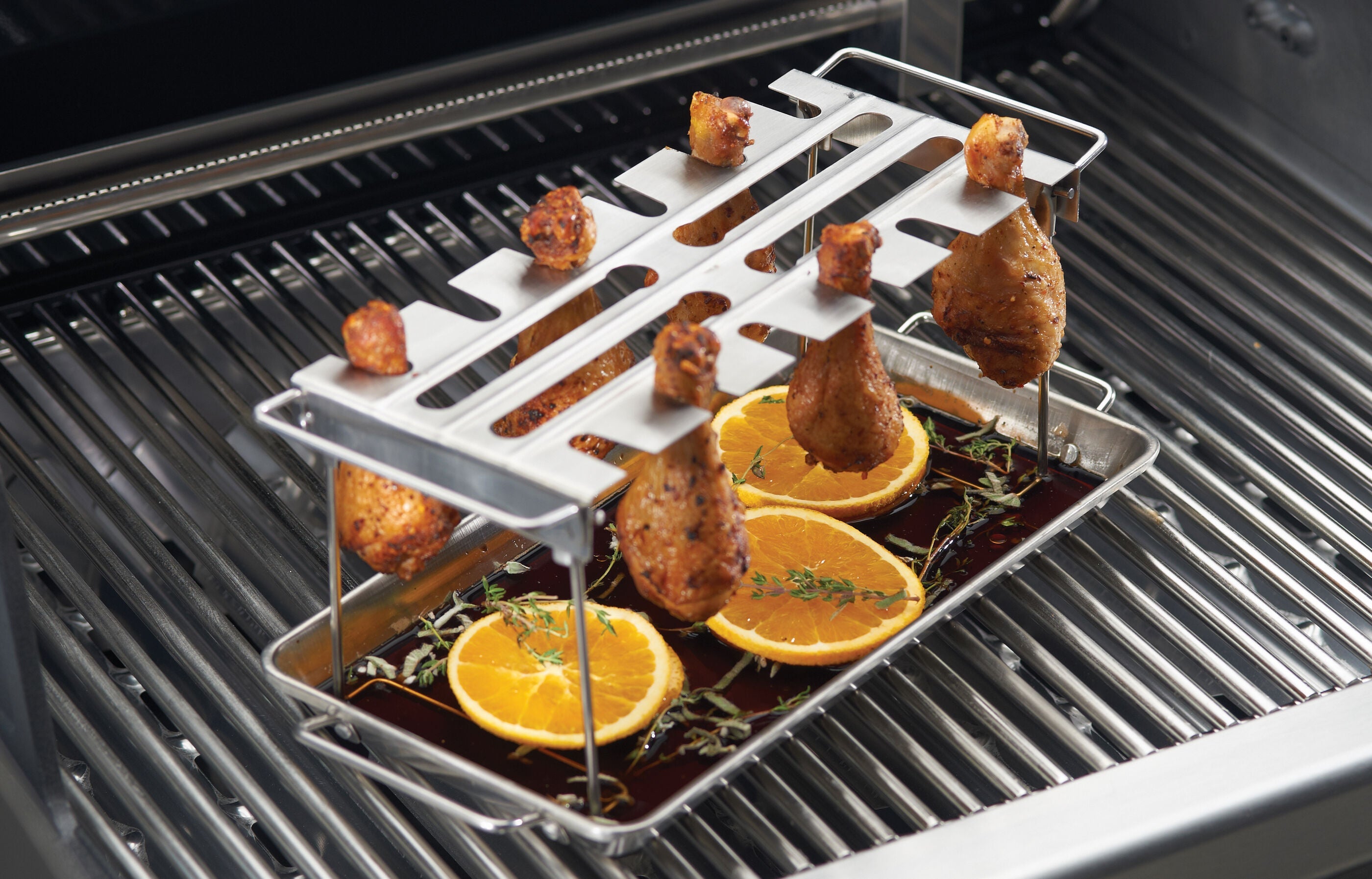 broil-king-grill-accessories-wing-rack-pan-h-hnchenhalter-edelstahl image 6