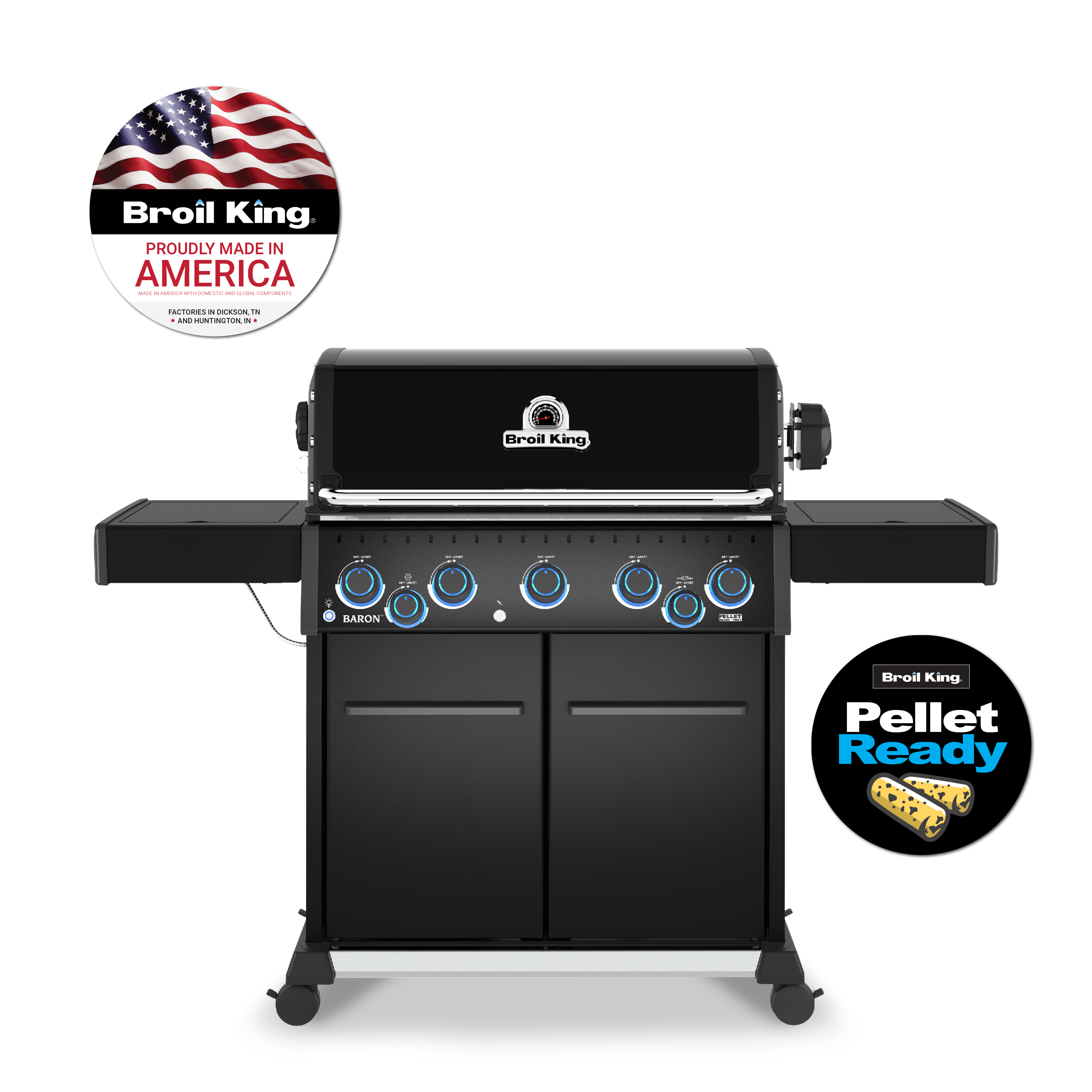 broil-king-baron-590-pro-shadow-gasgrill-propan-5-brenner image 1