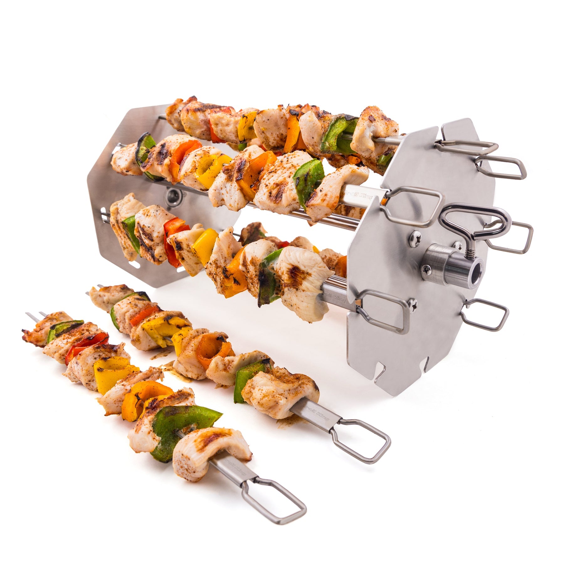 broil-king-grill-kebab-rack-rotisserie-8-spie-e-edelstahl image 2