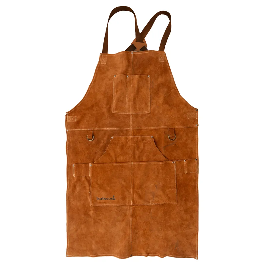 barbecook-buddy-weiche-ledersch-rze-grillsch-rze-leder image 1