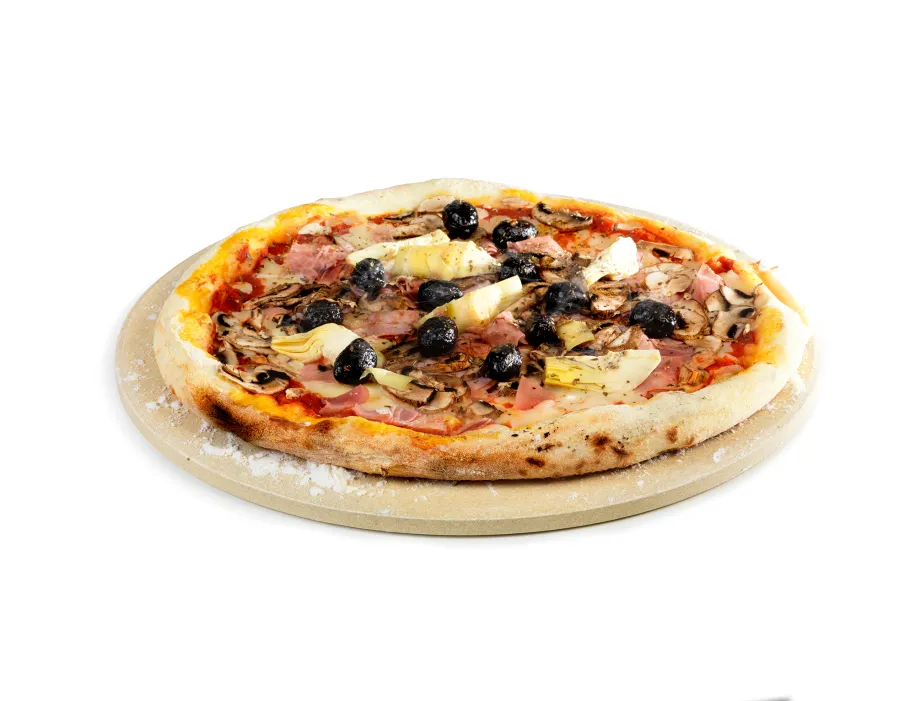 barbecook-buddy-pizzastein-keramik-universal-rund image 1