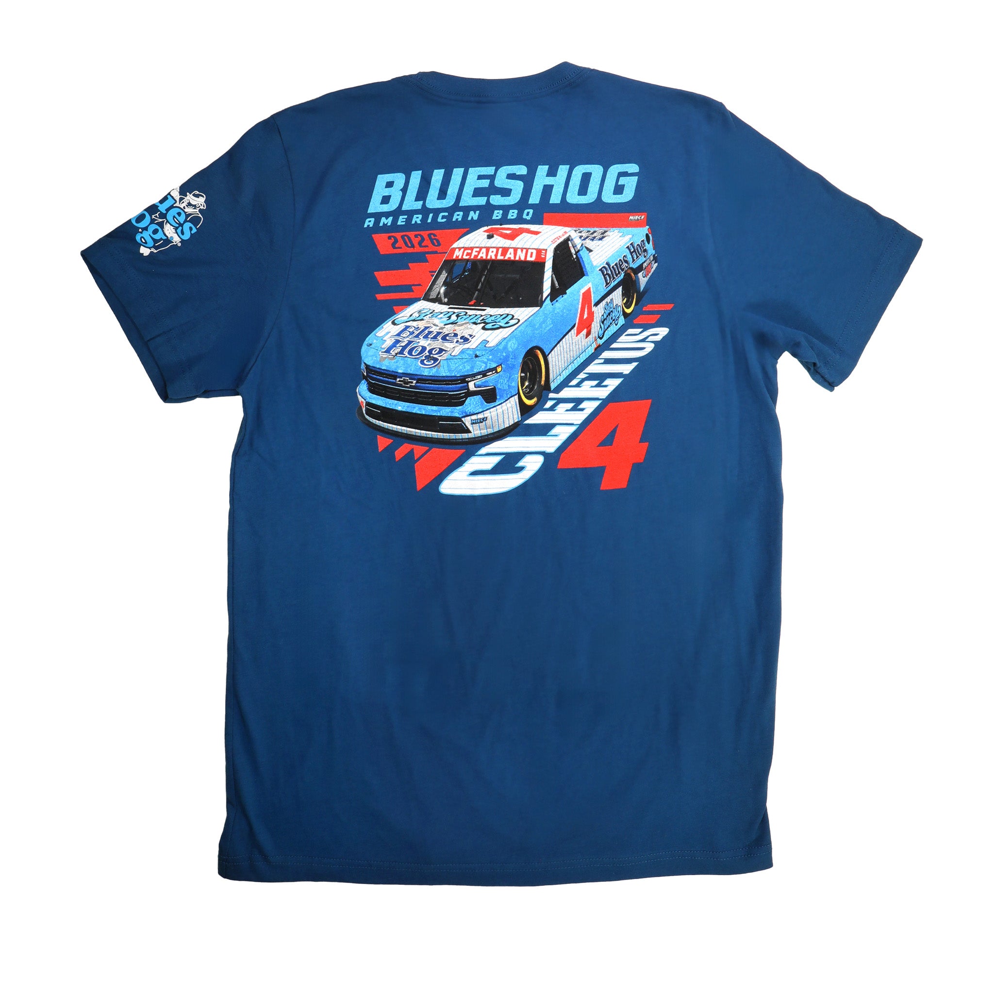 blues-hog-cleetus-american-bbq-t-shirt-gr-e-l-blau image 2