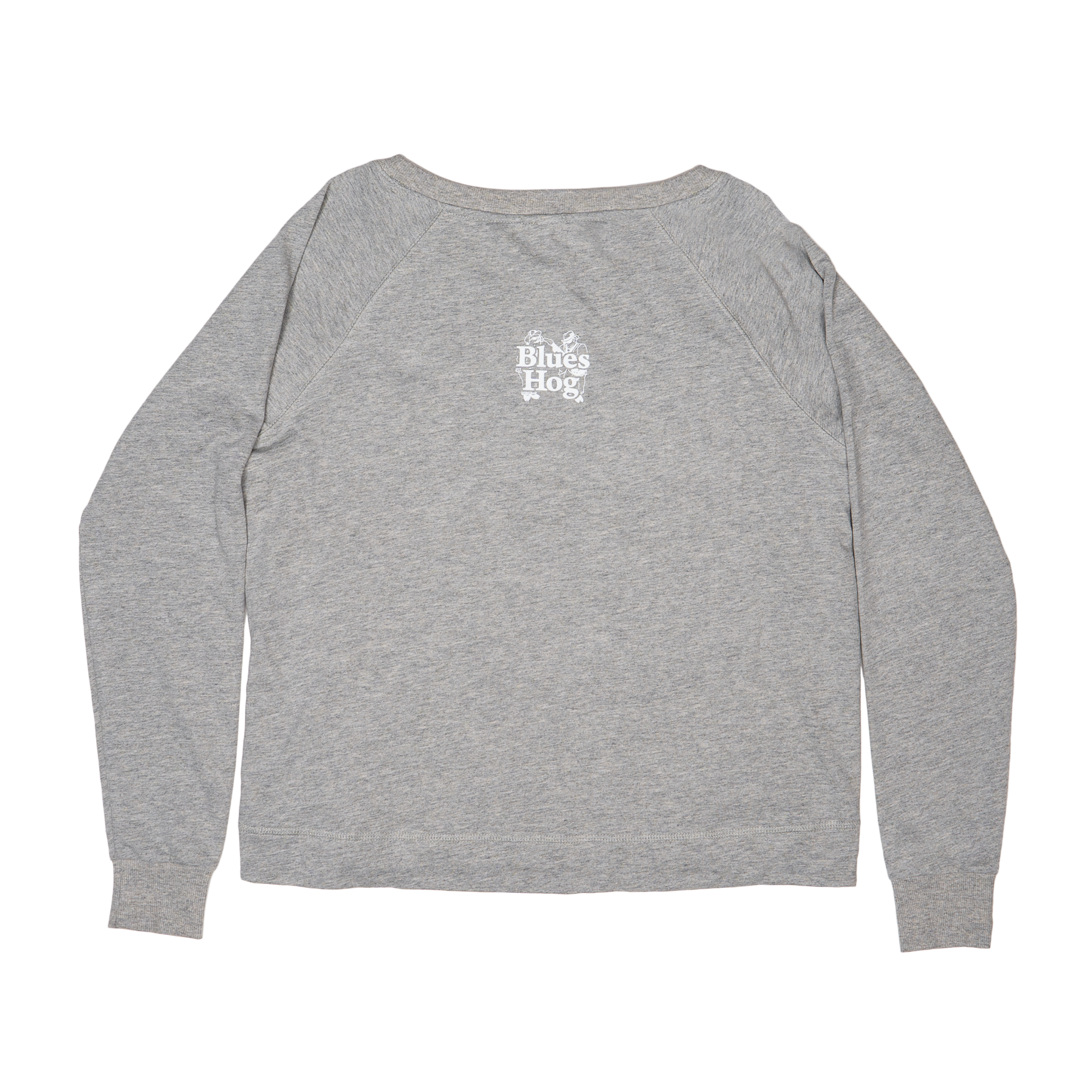 blues-hog-outline-long-sleeve-crewneck-pullover-grau image 2
