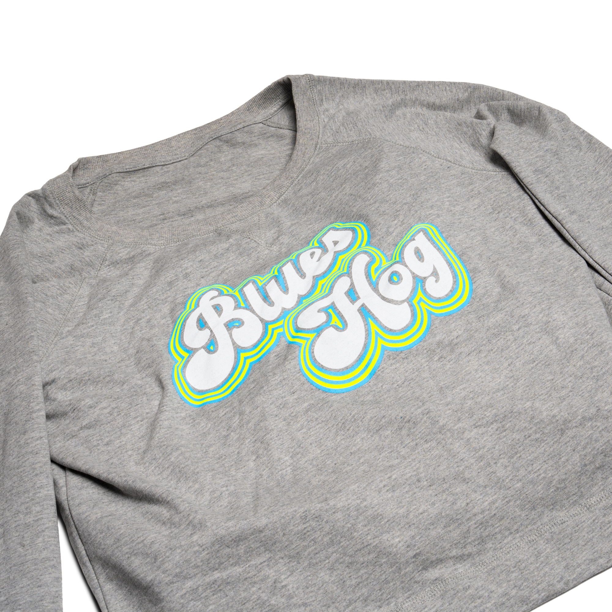 blues-hog-outline-long-sleeve-crewneck-pullover-grau image 3