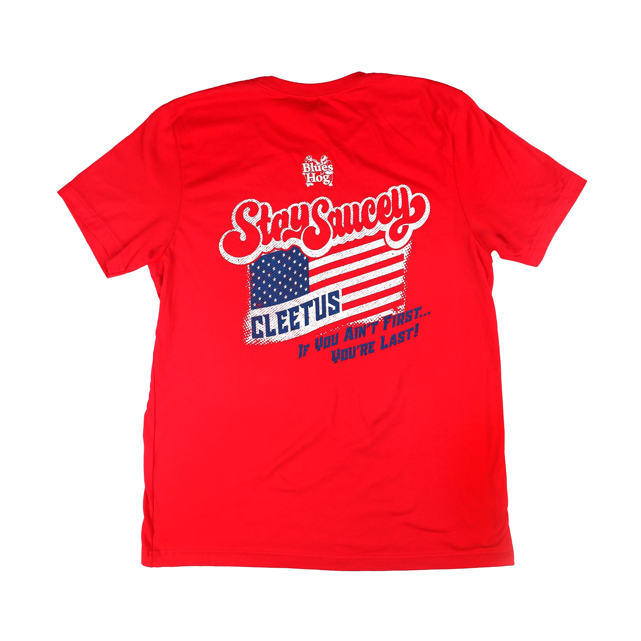 blues-hog-nation-cleetus-t-shirt-rot-baumwolle-unisex image 2