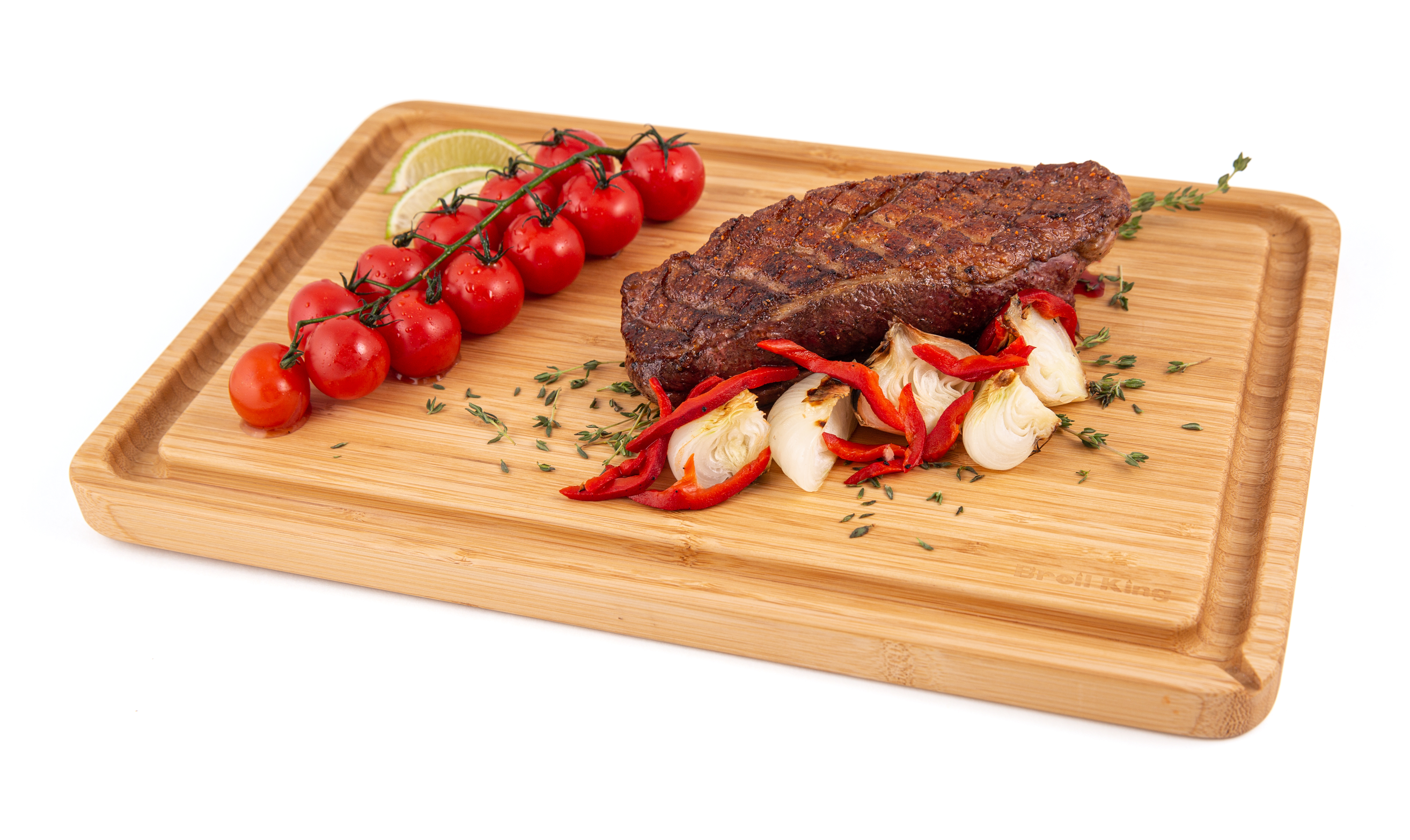 broil-king-baron-schneidebrett-bambus-mit-saftrille image 3