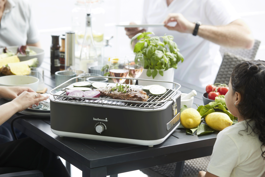 barbecook-e-carlo-elektrogrill-midnight-grey-balkon image 5